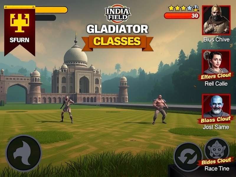 India Field Gladiator Character Classes